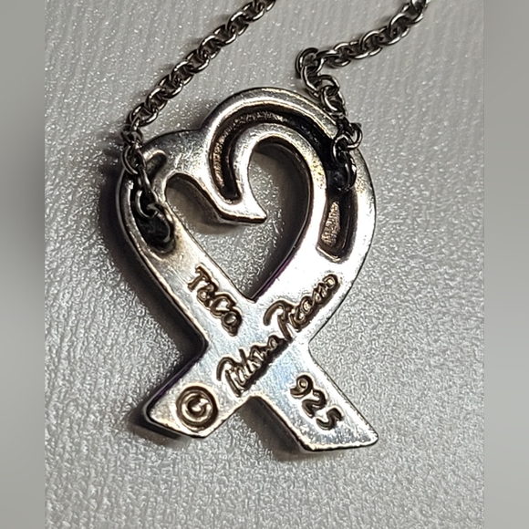 Tiffany & Co. Picasso Loving Heart Silver Necklace - Picture 3 of 3